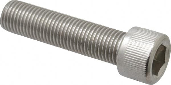 Value Collection - 3/8-24 UNF Hex Socket Drive, Socket Cap Screw - Grade 18-8 Stainless Steel, 1-1/2" Length Under Head - Benchmark Tooling