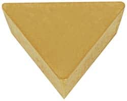 Hertel - TPG324 Grade HC335 Carbide Turning Insert - TiC/TiCN/TiN Finish, 60° Triangle, 3/8" Inscr Circle, 1/8" Thick, 1/16" Corner Radius - Benchmark Tooling