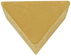 Hertel - TPG324 Grade HC335 Carbide Turning Insert - TiC/TiCN/TiN Finish, 60° Triangle, 3/8" Inscr Circle, 1/8" Thick, 1/16" Corner Radius - Benchmark Tooling