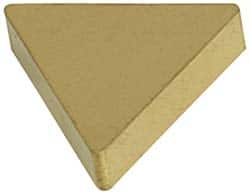 Hertel - TNU321 Grade HC335 Carbide Turning Insert - TiC/TiCN/TiN Finish, 60° Triangle, 3/8" Inscr Circle, 1/8" Thick, 1/64" Corner Radius - Benchmark Tooling