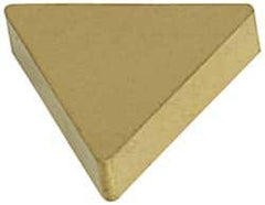 Hertel - TNU321 Grade HC335 Carbide Turning Insert - TiC/TiCN/TiN Finish, 60° Triangle, 3/8" Inscr Circle, 1/8" Thick, 1/64" Corner Radius - Benchmark Tooling