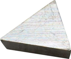 Hertel - TPG431 Grade HT10 Carbide Turning Insert - Uncoated, 60° Triangle, 1/2" Inscr Circle, 3/16" Thick, 1/64" Corner Radius - Benchmark Tooling