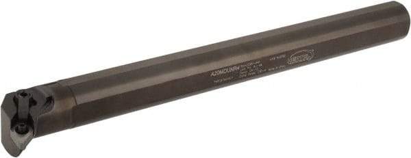 Hertel - 1.705" Min Bore Diam, 14" OAL, 1-1/4" Shank Diam, A-MDUN Indexable Boring Bar - DN.. Insert, Screw or Clamp Holding Method - Benchmark Tooling