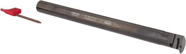 Hertel - 0.98" Min Bore Diam, 10" OAL, 3/4" Shank Diam, A-SVUB Indexable Boring Bar - VB.. Insert, Screw Holding Method - Benchmark Tooling