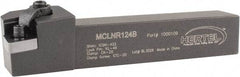 Hertel - MCLN, Right Hand Cut, 5° Lead Angle, 3/4" Shank Height x 3/4" Shank Width, Negative Rake Indexable Turning Toolholder - 4-1/2" OAL, CN..43. Insert Compatibility, Series Multi-Option - Benchmark Tooling