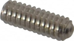 Value Collection - #2-56 UNC, 1/4" OAL, Cup Point Set Screw - Grade 18-8 Stainless Steel, 0.035" Key - Benchmark Tooling