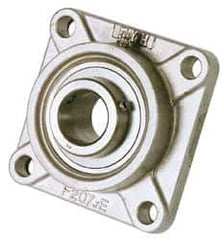 Value Collection - 1-7/16" ID, 116.6mm OAL x 1-3/4" OAH Solid 4-Bolt Flange - Exact Industrial Supply