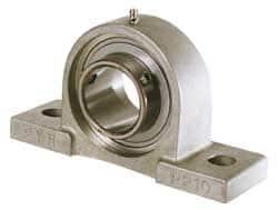 Value Collection - 1-1/4" ID, 1-1/2" OAL x 1-1/2" OAH Solid Pillow Block - Exact Industrial Supply