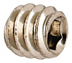 Value Collection - #3-48 UNC, 3/32" OAL, Cup Point Set Screw - Grade 18-8 Stainless Steel, 0.05" Key - Benchmark Tooling