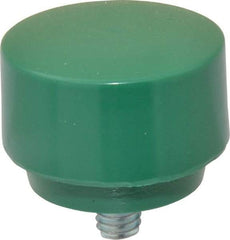 Proto - 1-1/2" Face Diam, Grade Tough, Green Hammer Tip/Face - Plastic - Benchmark Tooling