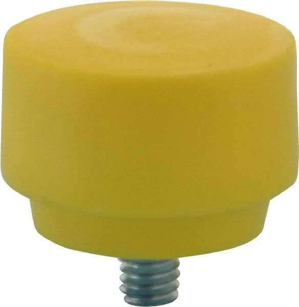 Proto - 1-1/2" Face Diam, Grade Extra Hard, Yellow Hammer Tip/Face - Plastic - Benchmark Tooling