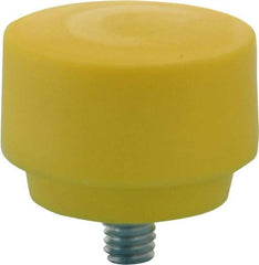 Proto - 1-1/2" Face Diam, Grade Extra Hard, Yellow Hammer Tip/Face - Plastic - Benchmark Tooling