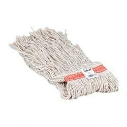 Rubbermaid - 1" Orange Head Band, X-Large Cotton Cut End Mop Head - 8 Ply, Side Loading Connection, Use for General Purpose - Benchmark Tooling