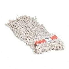 Rubbermaid - 1" Orange Head Band, X-Large Cotton Cut End Mop Head - 8 Ply, Side Loading Connection, Use for General Purpose - Benchmark Tooling