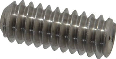 Value Collection - 1/4-20 UNC, 5/8" OAL, Cup Point Set Screw - Grade 18-8 Stainless Steel, 1/8" Key - Benchmark Tooling