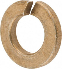Value Collection - 5/16", 0.314" ID, 0.078" Thick Split Lock Washer - Grade 8 Steel, Zinc Yellow Dichromate Finish, 0.314" Min ID, 0.322" Max ID, 0.583" Max OD - Benchmark Tooling