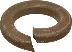 Value Collection - 7/8", 0.878" ID, 0.219" Thick Split Lock Washer - Grade 8 Steel, Zinc Yellow Dichromate Finish, 0.878" Min ID, 0.894" Max ID, 1.459" Max OD - Benchmark Tooling
