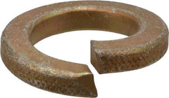 Value Collection - 1", 1.003" ID, 1/4" Thick Split Lock Washer - Grade 8 Steel, Zinc Yellow Dichromate Finish, 1.003" Min ID, 1.024" Max ID, 1.656" Max OD - Benchmark Tooling