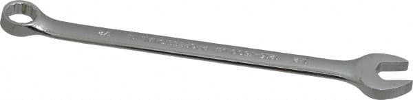 Proto - 1/2" 12 Point Offset Combination Wrench - 15° Offset Angle, 8" OAL, Steel, Chrome Finish - Benchmark Tooling