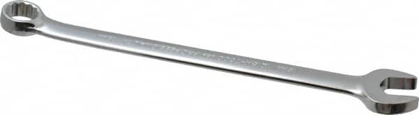 Proto - 18mm 12 Point Combination Wrench - 15° Offset Angle, 10-1/2" OAL, Steel, Chrome Finish - Benchmark Tooling