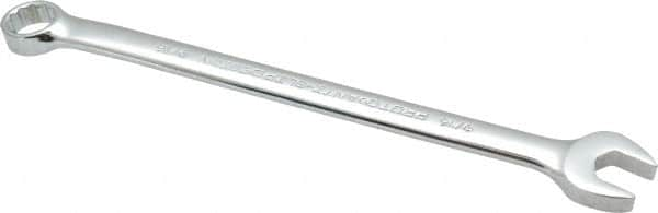 Proto - 9/16" 12 Point Combination Wrench - 15° Offset Angle, 8-5/8" OAL, Steel, Chrome Finish - Benchmark Tooling