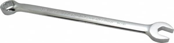 Proto - 13/16" 12 Point Offset Combination Wrench - 15° Offset Angle, 11-7/8" OAL, Steel, Chrome Finish - Benchmark Tooling