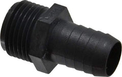 Green Leaf - 3/4 MGHT Garden Hose Adapter - Polypropylene, Male Hose to Barb Connector - Benchmark Tooling