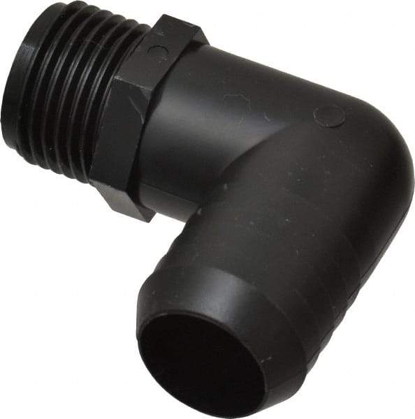 Green Leaf - 3/4 MGHT Garden Hose Adapter - Polypropylene, Male Hose to Barb Connector - Benchmark Tooling