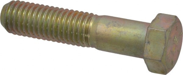 Made in USA - 9/16-12 UNC, 2-1/2" Length Under Head Hex Head Cap Screw - Benchmark Tooling