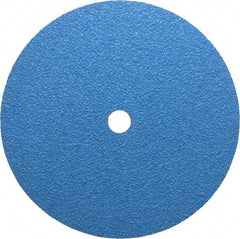 Norton - 9-1/8" Diam 7/8" Hole 24 Grit Fiber Disc - Very Coarse Grade, Zirconia Alumina, Series F826 - Benchmark Tooling