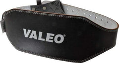 Valeo - Size M, Traditional Buckle, Leather Belt - 31 to 37" Waist, 6" Wide, Lumbar Support, Black - Benchmark Tooling