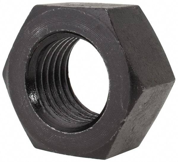 Value Collection - M36x4.00 Steel Right Hand Hex Nut - 55mm Across Flats, 29mm High, Uncoated - Benchmark Tooling