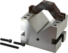 Suburban Tool - 2-1/4" Max Capacity, 90° Angle, Hardened Steel V-Block - 3" Long x 4" Wide x 3" High, Sold as Individual - Benchmark Tooling