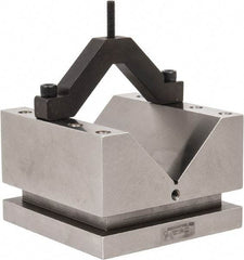 Suburban Tool - 4-3/8" Max Capacity, 90° Angle, Hardened Steel V-Block - 6" Long x 6" Wide x 4" High, Sold as Individual - Benchmark Tooling