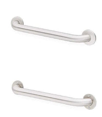 Bradley - Washroom Partition Stainless Steel Grab Bar - 42 Inch Long, Compatible with Shower and Toilet Stalls - Benchmark Tooling