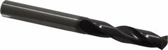 Guhring - 0.315" 140° Spiral Flute Solid Carbide Screw Machine Drill Bit - FIREX Finish, Right Hand Cut, 41mm Flute Length, 79mm OAL, SU Point, Straight Shank - Benchmark Tooling