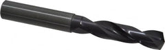 Guhring - 7/16" 140° Spiral Flute Solid Carbide Screw Machine Drill Bit - FIREX Finish, Right Hand Cut, 55mm Flute Length, 102mm OAL, SU Point, Straight Shank - Benchmark Tooling