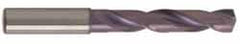 Guhring - 14.09954mm 140° Spiral Flute Solid Carbide Taper Length Drill Bit - Benchmark Tooling