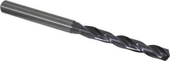 Guhring - 0.2165" 140° Solid Carbide Jobber Drill - FIREX Finish, Right Hand Cut, Spiral Flute, Straight Shank, 82mm OAL, SU Point - Benchmark Tooling