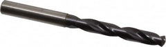 Guhring - 19/64" 140° Solid Carbide Jobber Drill - FIREX Finish, Right Hand Cut, Spiral Flute, Straight Shank, 91mm OAL, SU Point - Benchmark Tooling