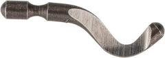 Shaviv - B30 Right-Handed High Speed Steel Deburring Swivel Blade - Use on Cross Hole Surfaces, Adjustable - Benchmark Tooling