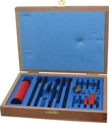 Shaviv - 21 Piece Carbide, High Speed Steel Blade Hand Deburring Tool Set - B, C, D, E, F Blade Holder, B10, B20, B30, B50, B60, B70;C40, C42;D80;E100, E200, E300, E350, E600;F20 Blades, For Flat Surface, Hole Edge, Straight Edge - Benchmark Tooling