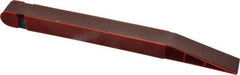 Lumberton Industries - 120 Grit Red Abrasive Belt Stick - 3/4 Inches Wide x 10 Inches Long - Benchmark Tooling