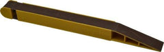 Lumberton Industries - 400 Grit Yellow Abrasive Belt Stick - 3/4 Inches Wide x 10 Inches Long - Benchmark Tooling