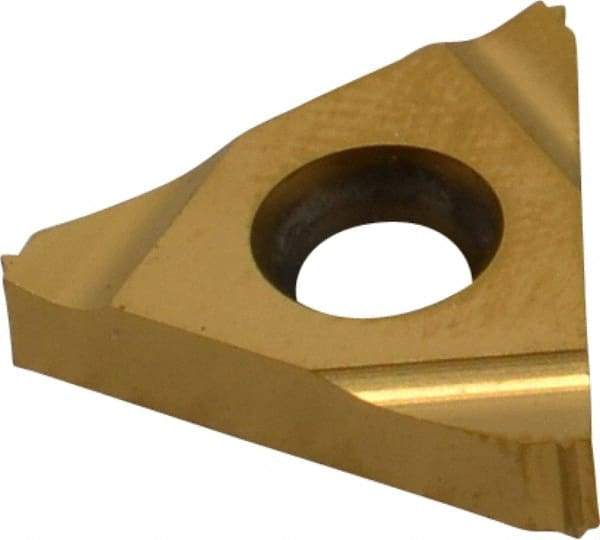 Carmex - 16ER External Right Hand ISO Laydown Threading Insert - Grade MXC, TiN Coated Carbide - Benchmark Tooling