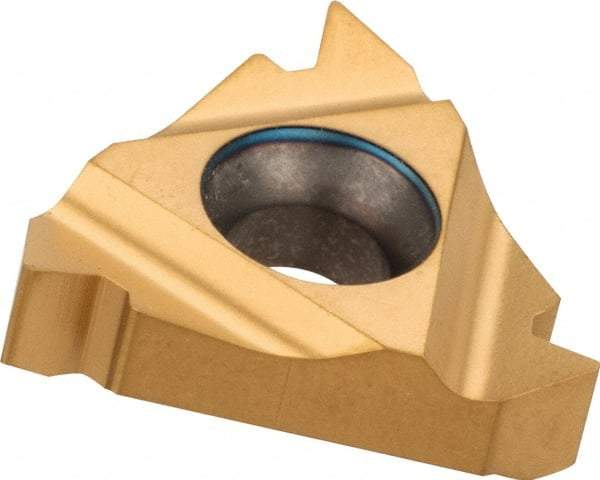 Carmex - 16IR Internal Right Hand ISO Laydown Threading Insert - Grade MXC, TiN Coated Carbide - Benchmark Tooling