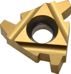 Carmex - 22ER External Right Hand 5 Acme Laydown Threading Insert - Grade BXC, TiN Coated Carbide - Benchmark Tooling