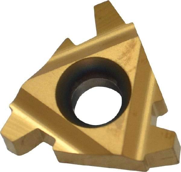 Carmex - 22IR Internal Right Hand 5 Acme Laydown Threading Insert - Grade BXC, TiN Coated Carbide - Benchmark Tooling