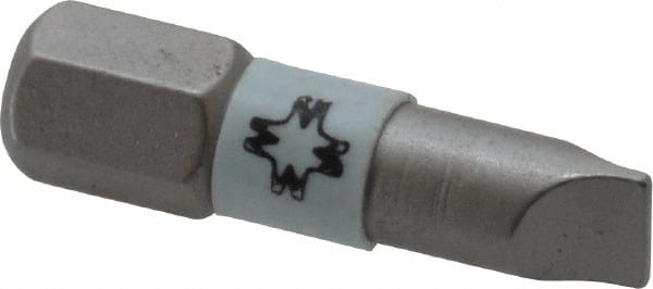 Wera - 5.5mm x 0.8mm Blade, 1/4" Drive Slotted Screwdriver Bit - Benchmark Tooling