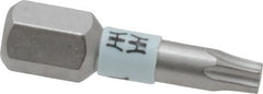 Wera - 1/4" Drive T15 Torx Screwdriver Bit - 1" OAL, Insert Bit - Benchmark Tooling
